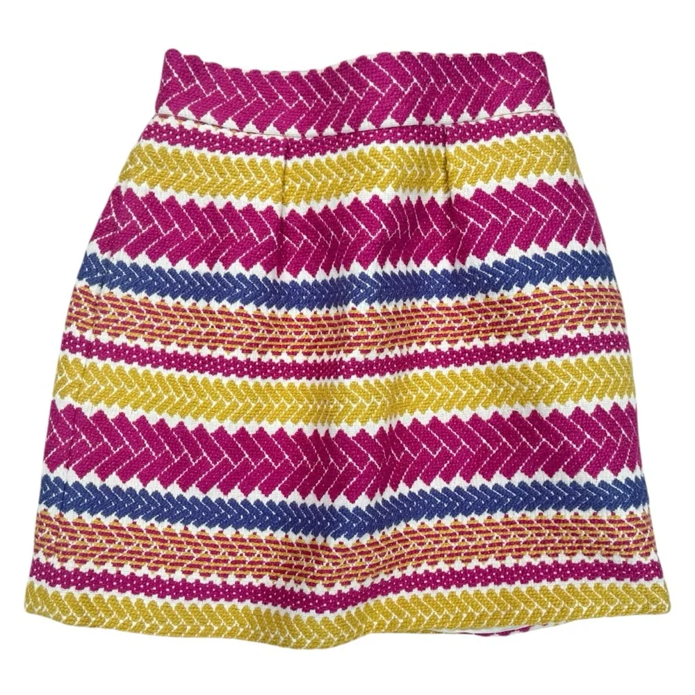 Anthropologie Nomad Morgan Carper‎ Women’s XS Woven Mini Skirt Pockets